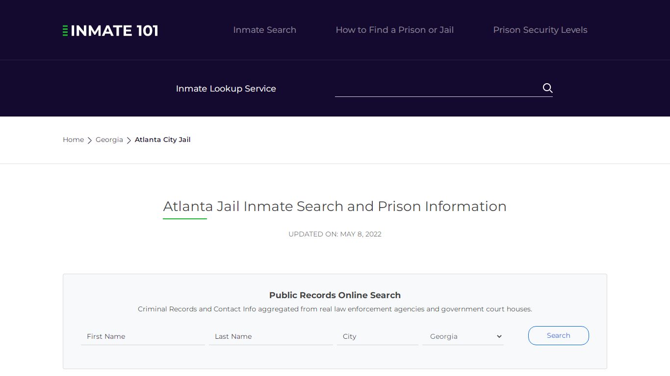 Atlanta Jail Inmate Search, Visitation, Phone no ...